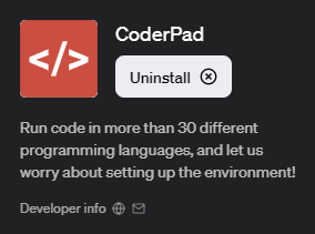 chatgpt plugin coderpad